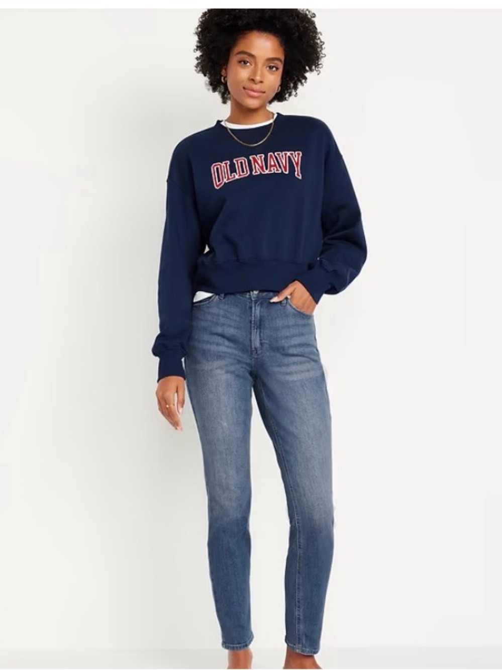 Old Navy Women's High-waisted wow straight ankle Jeans 4 short new